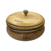 Mango wood casseroles | Handcrafted box for storing and serving