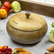 Mango wood casseroles | Handcrafted box for storing and serving