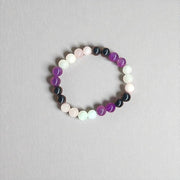 HeartGuard bracelet for emotional healing | Rose Quartz, Amethyst, Black Tourmaline & Moonstone