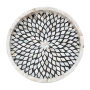 Wooden round serving platter cum organizer with metal stand- 3 variants | Multi-functional