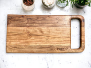 Acacia wood chopping cutting board with handle | Big size chopping board for home and restaurants