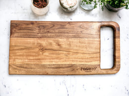 Acacia wood chopping cutting board with handle | Big size chopping board for home and restaurants