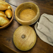 Mango wood casseroles | Handcrafted box for storing and serving