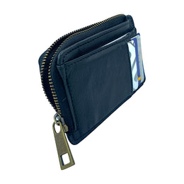 Leather card wallet | Genuine leather super-slim wallet card holder | Unisex style