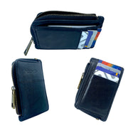 Leather card wallet | Genuine leather super-slim wallet card holder | Unisex style