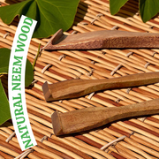 Neem wood tongue cleaner sets | Naturally antibiotic oral care