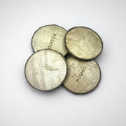 Tree bark wooden coasters for homes and cafes | Big size coaster for mugs, hot utensils and decor ( set of 4)