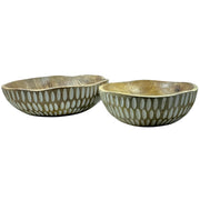 Wooden Bowls for Serving Fruit Salad, Set of 2