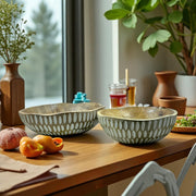 Wooden Bowls for Serving Fruit Salad, Set of 2