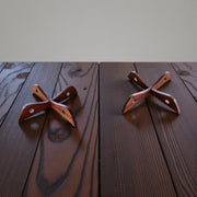 Trivets (Set of 2) – Solid Wood Hot Pot Stand/Placemat | 7.8 x 1.5 inches | Heavy-Duty Utensil Holder for Kitchen, Dining Table & Cookware