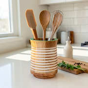 360° Rotating Cutlery/Utensil Holder, Organizer for Kitchen & Dining Table