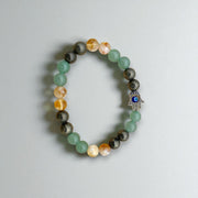 Money Magnet and WealthShield Bracelet with Evil Eye |  100% Authentic crystal beads